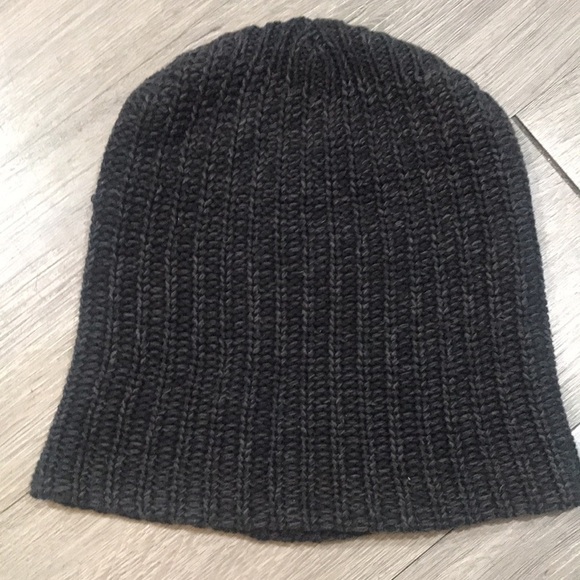 Love Your Melon Charcoal Gray “Beanie” with Leather Patch Beanie - Picture 6 of 7